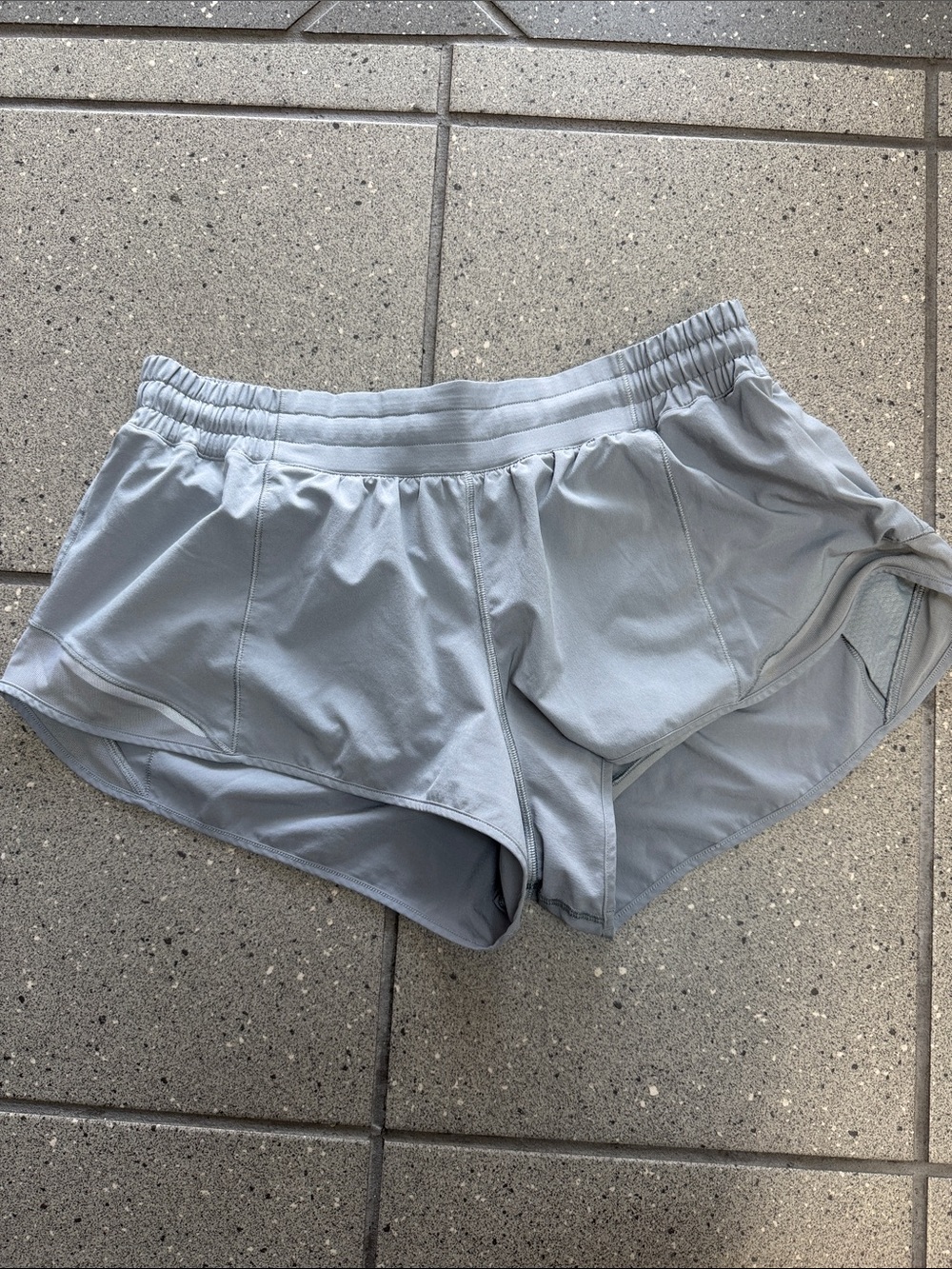 lululemon athletica Light Gray Women's Running Shorts